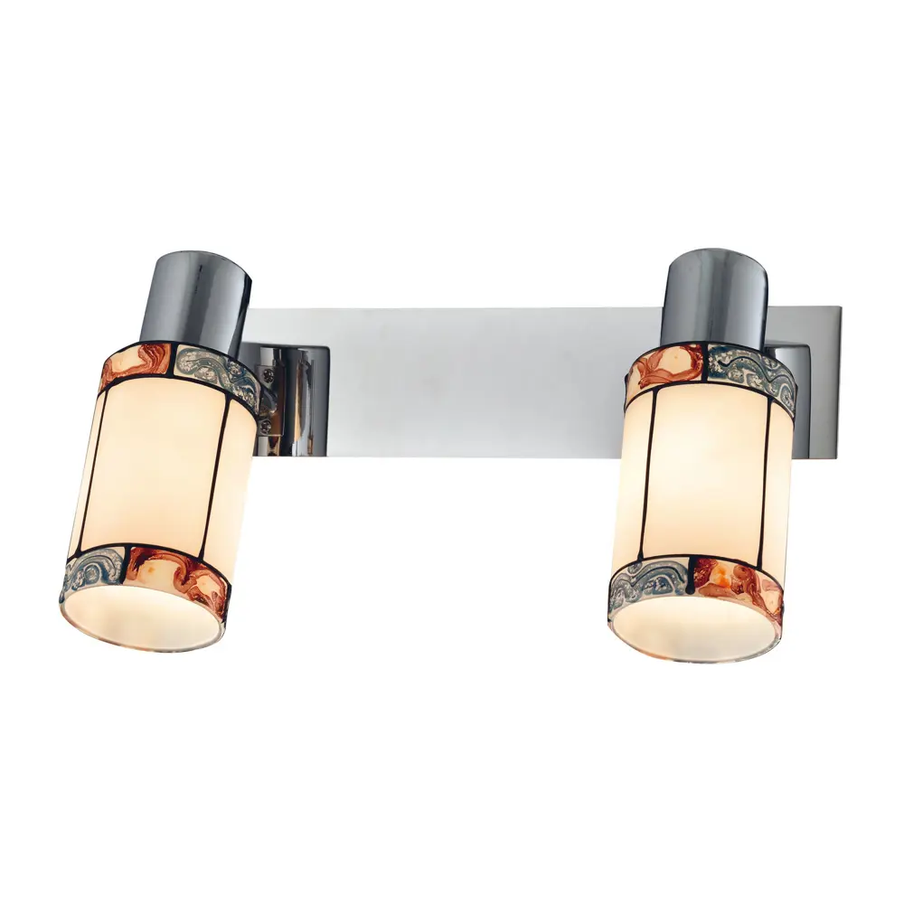 Спот поворотный Eurosvet Tiffany 20054/2, 2 лампы, 6 м², цвет хром STLM-2068655 - Вид №4