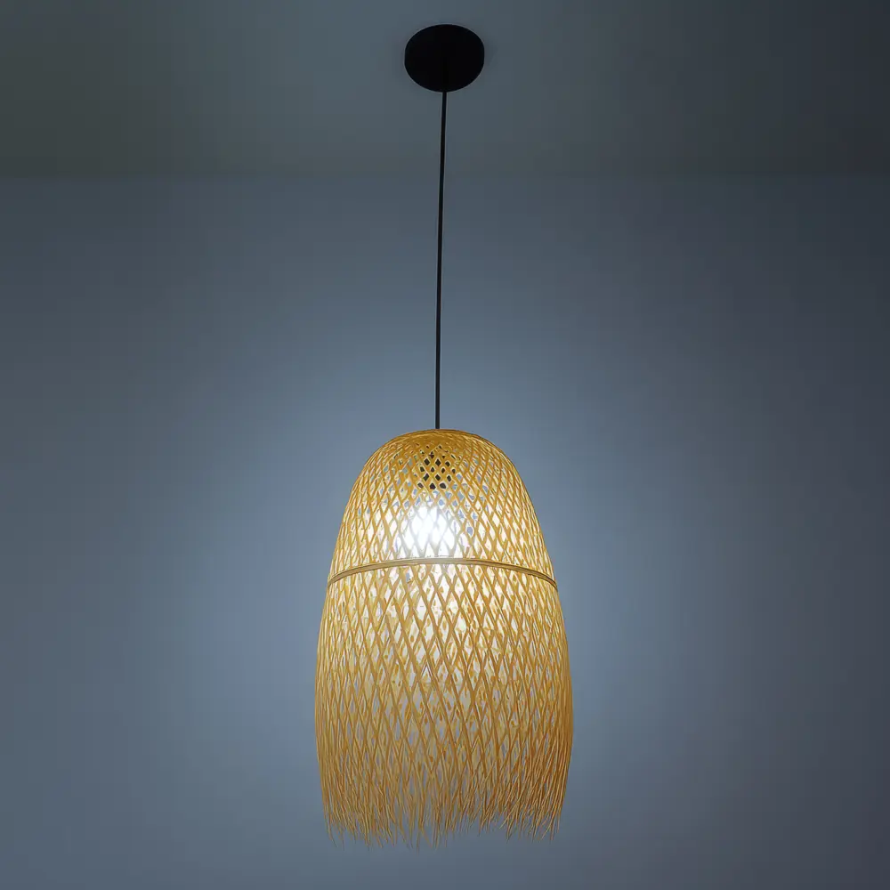 Подвесной светильник KREAFORTA Apanas с бамбуковым плафоном 89386878 STLM-1562968 - Вид №1