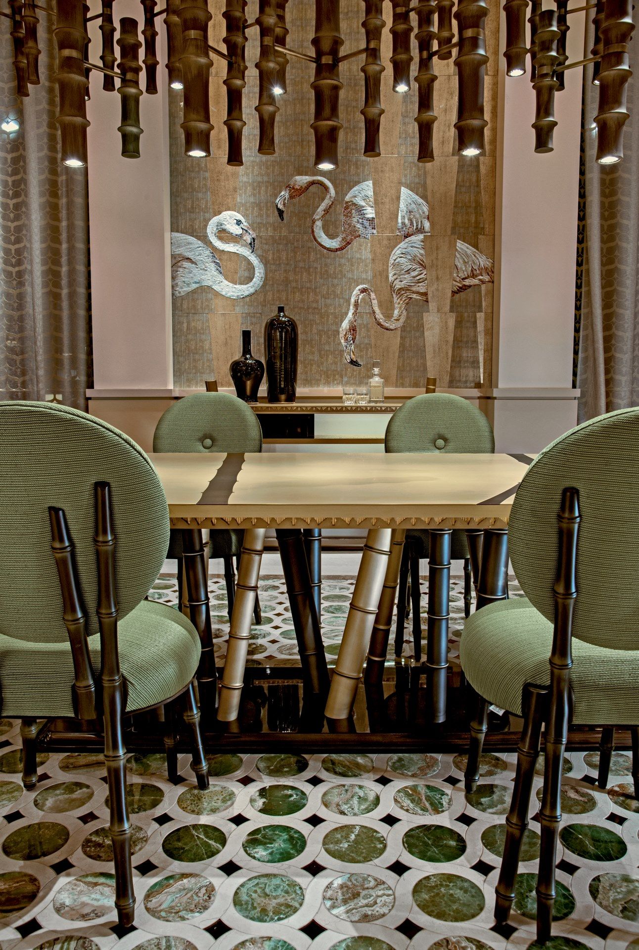 Прямоугольный латунный стол Sicis Siam ARCH-00034522 - Вид №3