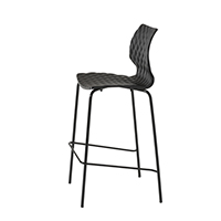 Uni 378 Барный стул со стальным каркасом, 4 ножки. Полипропиленовая оболочка. Et al. Uni