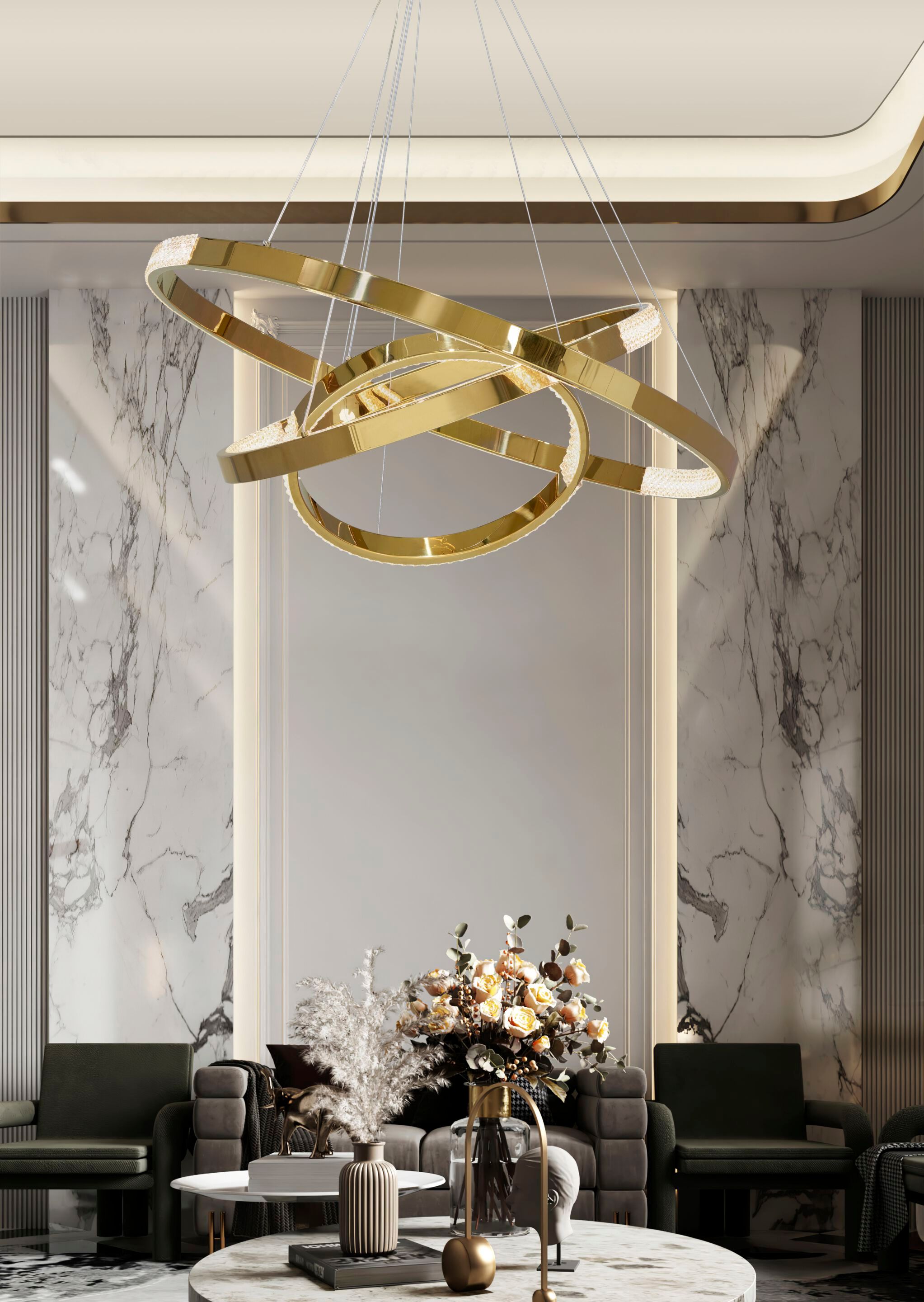 Светодиодный подвесной светильник из нержавеющей стали K-Lighting Ferreira ARCH-00080460 - Вид №1