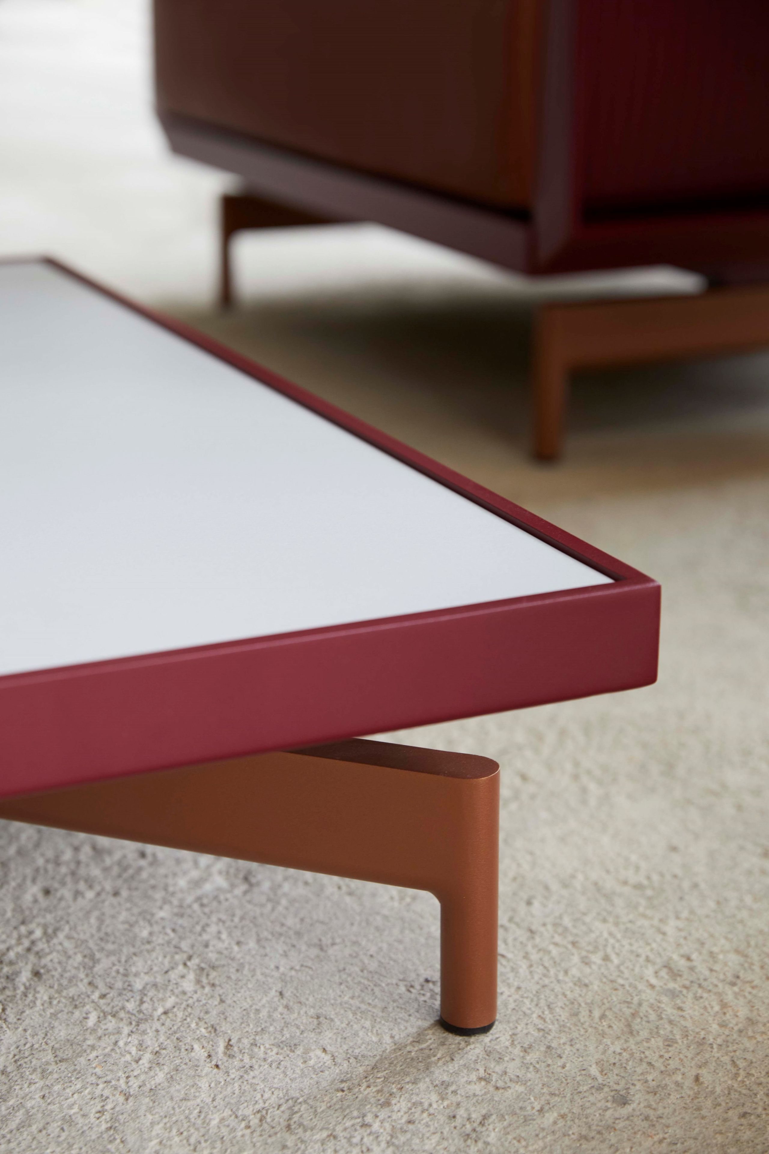 Фарфоровый квадратный садовый столик GANDIABLASCO волны ARCH-00028769 - Вид №35