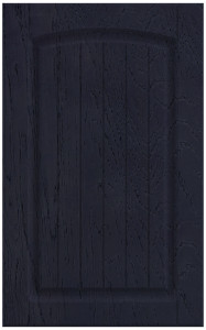 Фасады для кухни Кантри Фрезеровка «Арка сложная» Дуб фактурный чернильный №525