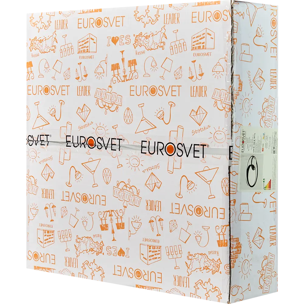 Светильник потолочный светодиодный Eurosvet Jeremy 90254/1 с пультом управления, 17 м², регулируемый белый свет, цвет черный STLM-2039759 - Вид №8