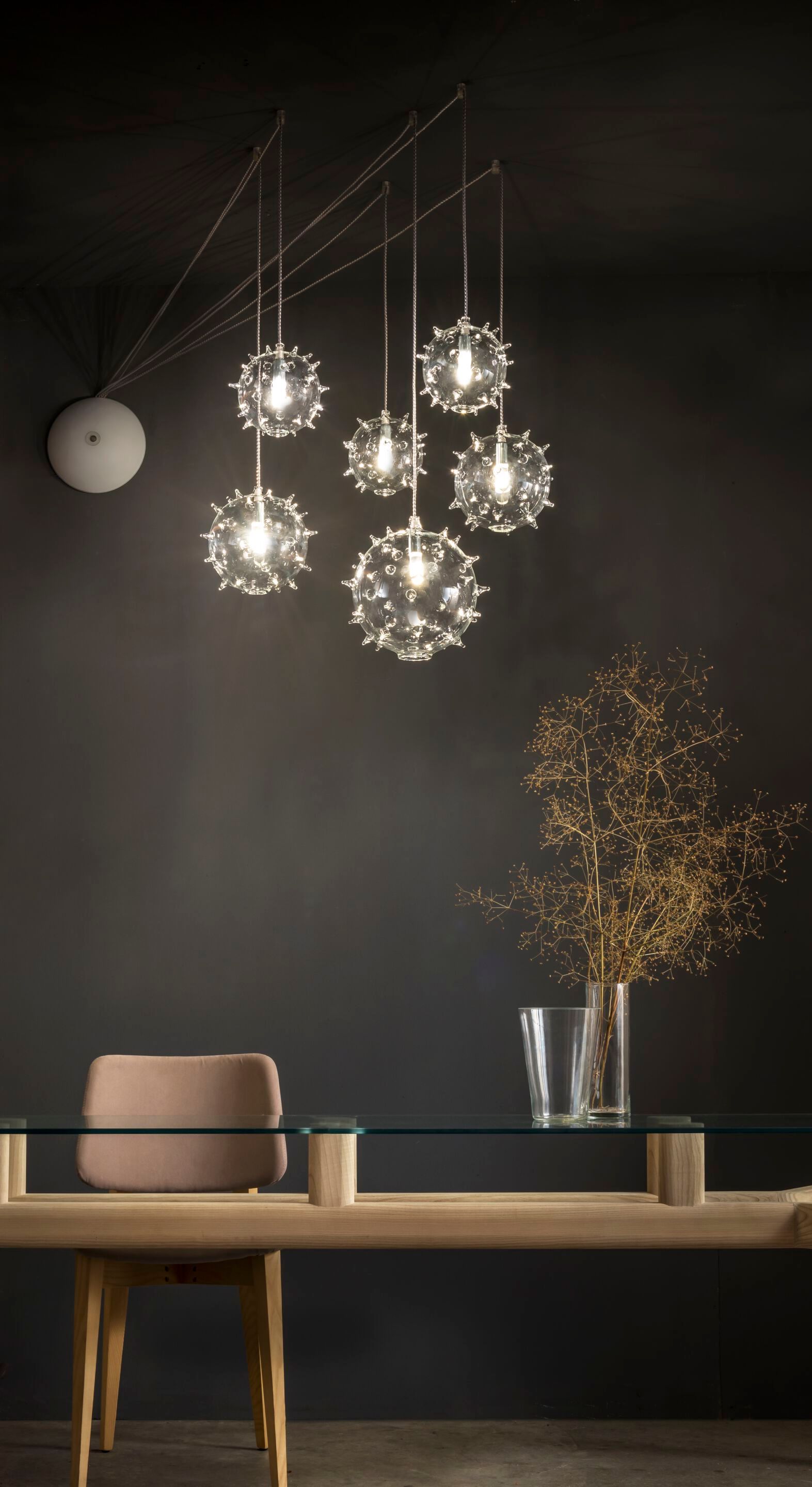 Выдувное стекло светодиодный подвесной светильник Album диатомовая ARCH-00054879 - Вид №1