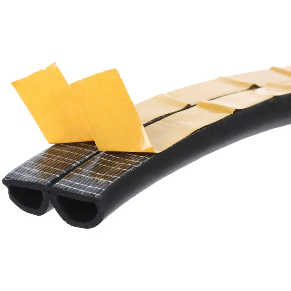 Уплотнитель для металлических дверей 21х15 мм 6 м, цвет чёрный Santreyd STLM-2067034 - Вид №1