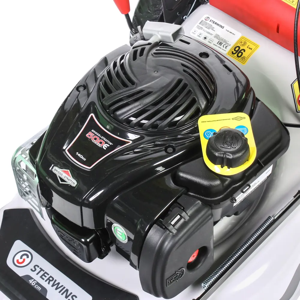 Газонокосилка бензиновая самоходная Sterwins BS500E Briggs&Stratton, 2.5 л/с, 46 см STLM-2110834 - Вид №2