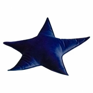 Подушка-звезда декоративная бархатная L синяя Ameli 25 МАСТЕРСКАЯ КРЕСЛО  335275 Синий