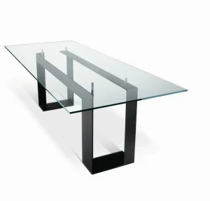 Tonelli Design Прямоугольный стеклянный стол Miles