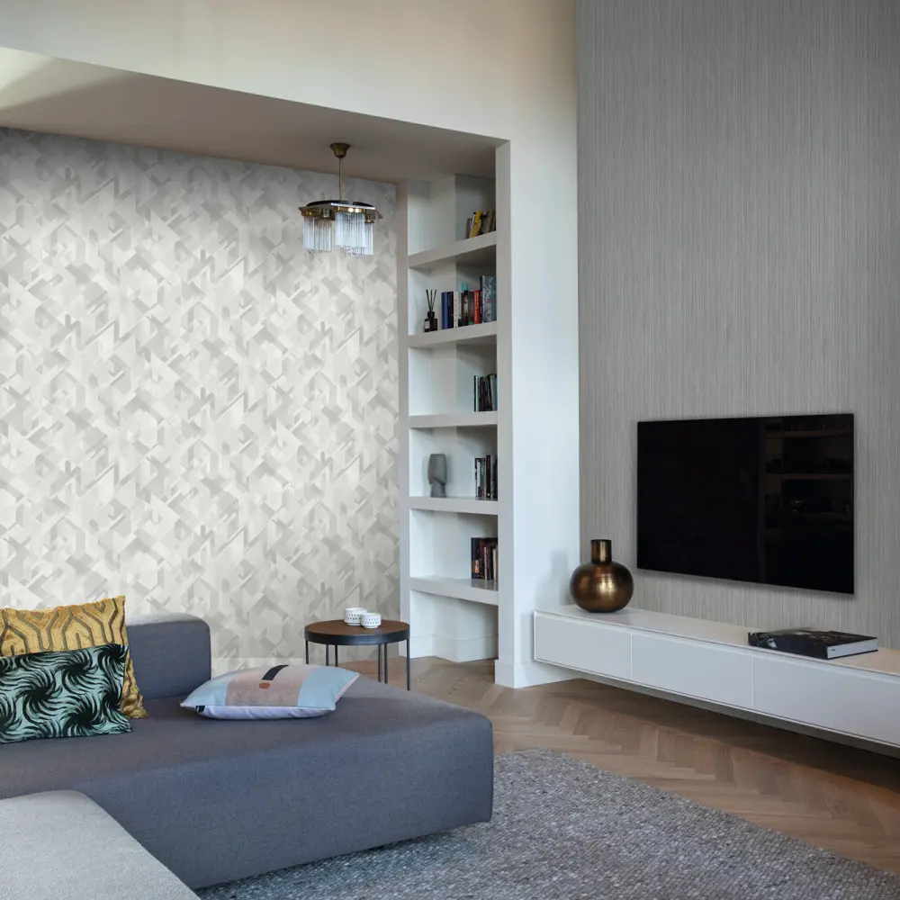 Обои флизелиновые Inspire Gustave Tempo серые 1.06 м 643244 STLM-2015886 - Вид №3