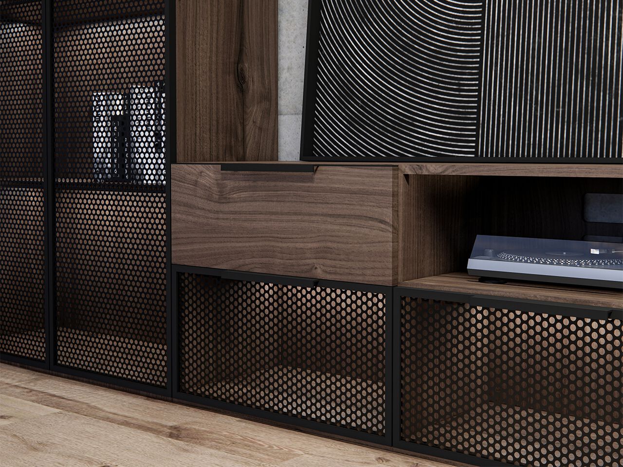 Оборудованная стена MaxForm Enigma ARCH-00130965 - Вид №5