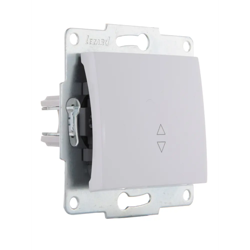 Выключатель проходной Lezard Karina цвет белый STLM-2090471