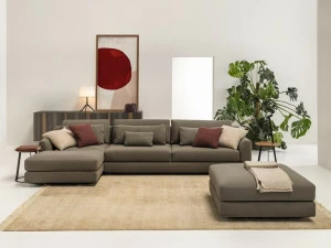 Casamania & Horm Модульный диван со съемным чехлом из ткани или кожи Ellington