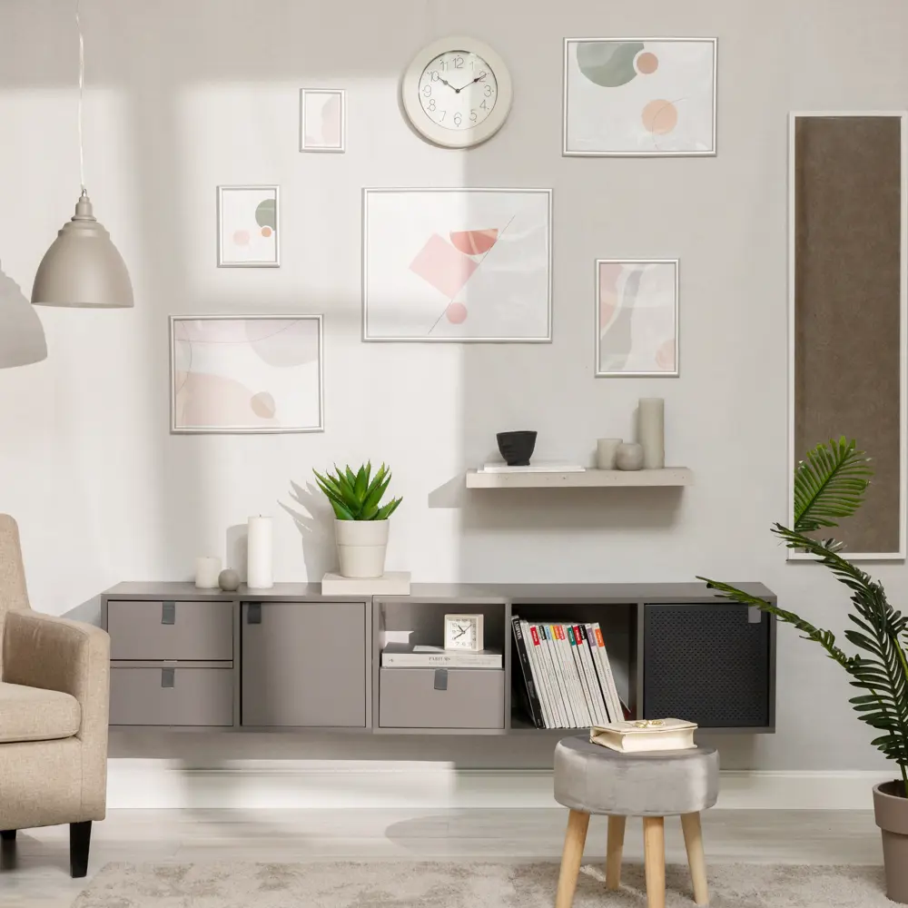 Рамка Olivia 21x29.7 см пластик цвет серебро 86107664 STLM-2187687 Santreyd  - Вид №4