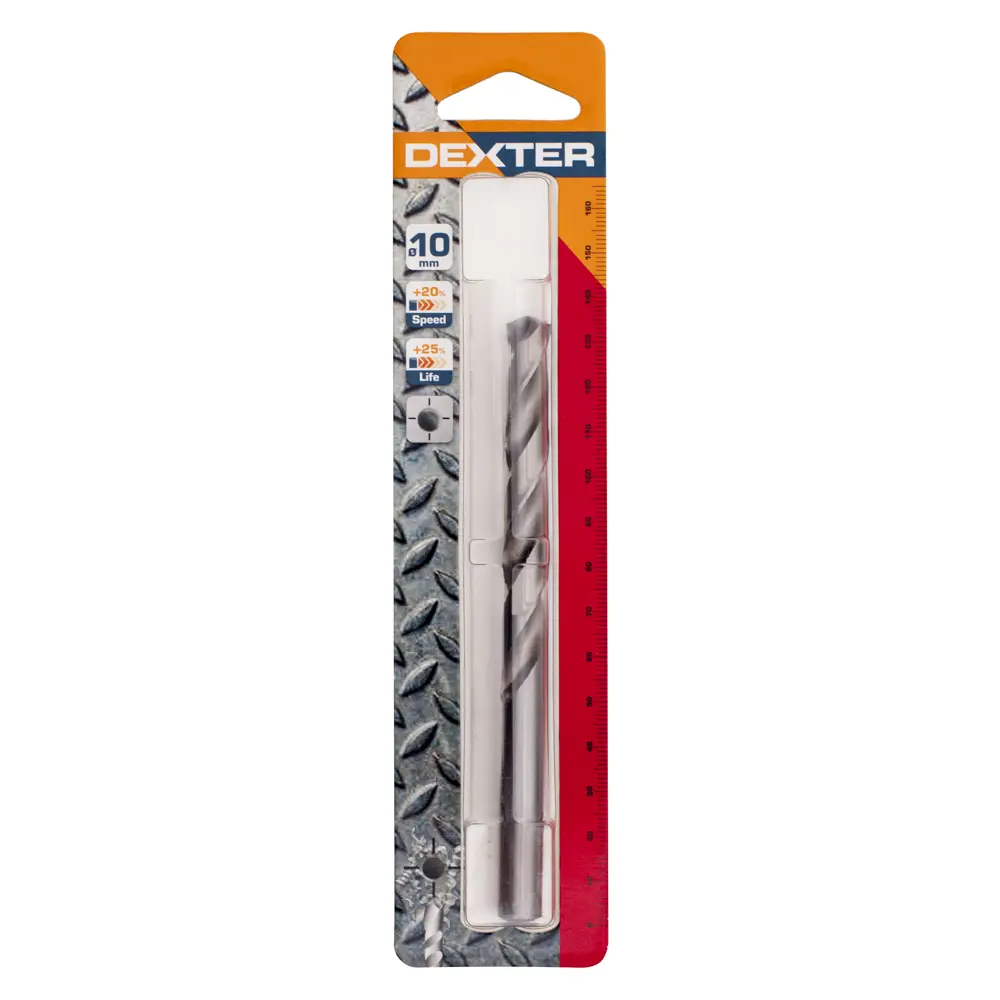 Сверло по металлу HSS-G 10х133 мм Dexter SM266 STLM-2185318 - Вид №4