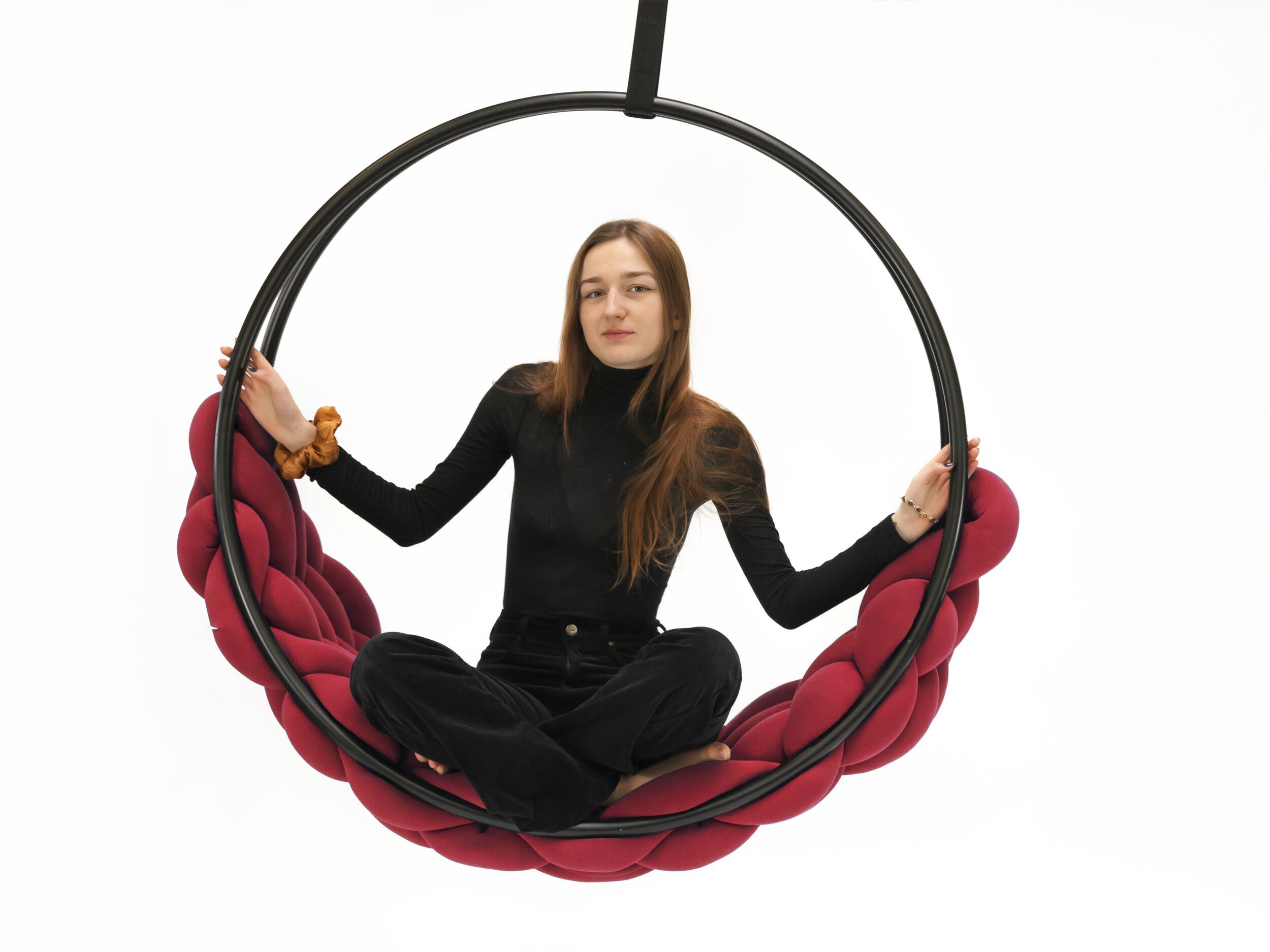 Хлопковое подвесное кресло Iwona Kosicka Design SWING PLAIT ARCH-00136062 - Вид №7