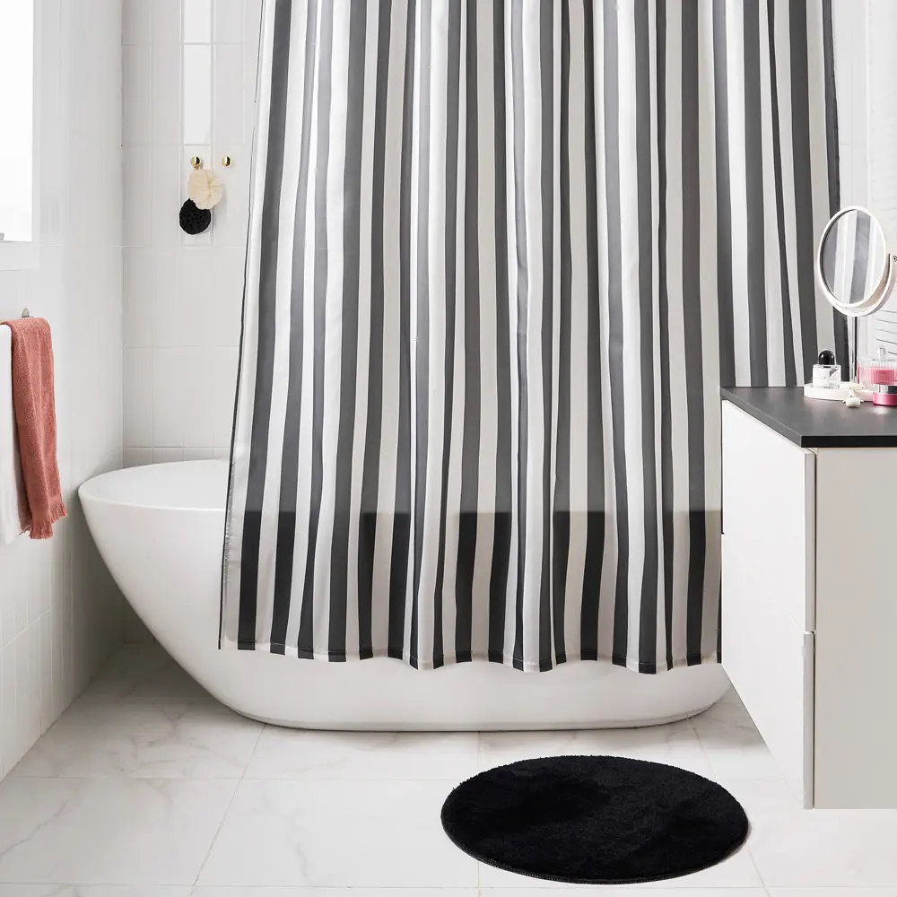 Коврик для ванной Verran Moreno 073-60 60x60 см цвет черный STLM-2136865 - Вид №5