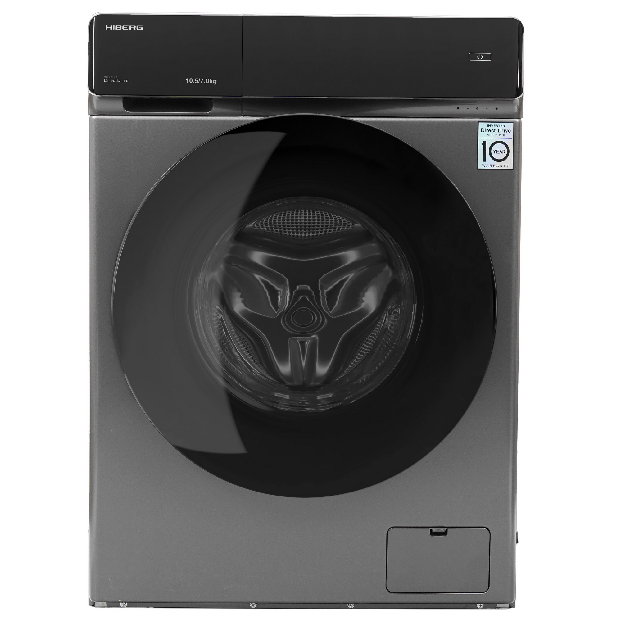 9975378 Стирально-сушильная машина HIBERG i-DDQ9-10714 Sd серый STDN-0018847