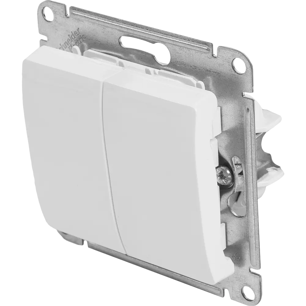 Schneider Electric Glossa - Двуклавишный переключатель для умного освещения 84730729 STLM-0054168