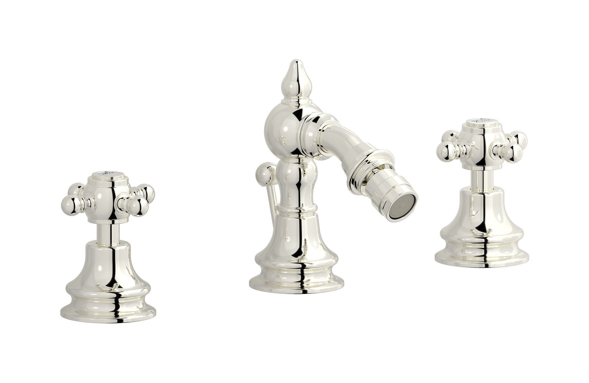 Смеситель для биде с 3 отверстиями для пола с автоматическим сливом IB Hermes + Hermes Elle ARCH-00042795 - Вид №3