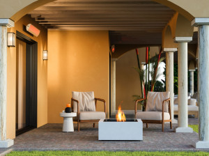 Биоэтанол или газ отдельно стоящий открытый камин