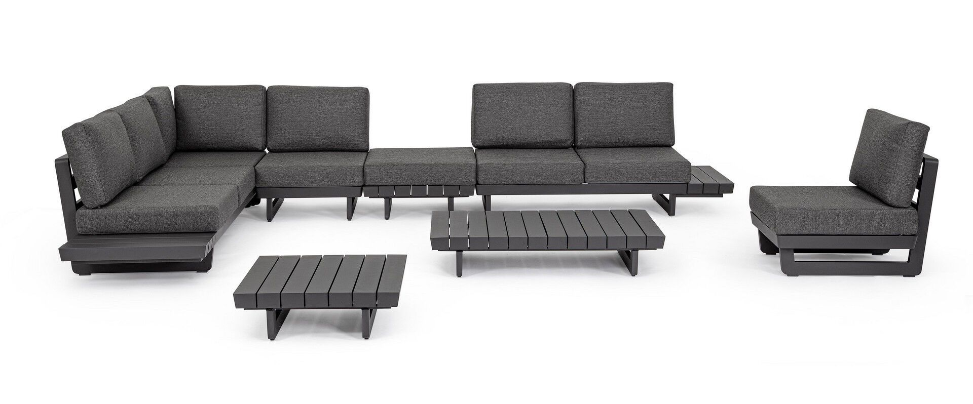 Угловой садовый диван из ткани BIZZOTTO Infinity ARCH-00091397 - Вид №32