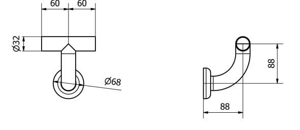 Секционные поручни из стальной трубы Thermomat Corrimano componibile ARCH-00123620 - Вид №10