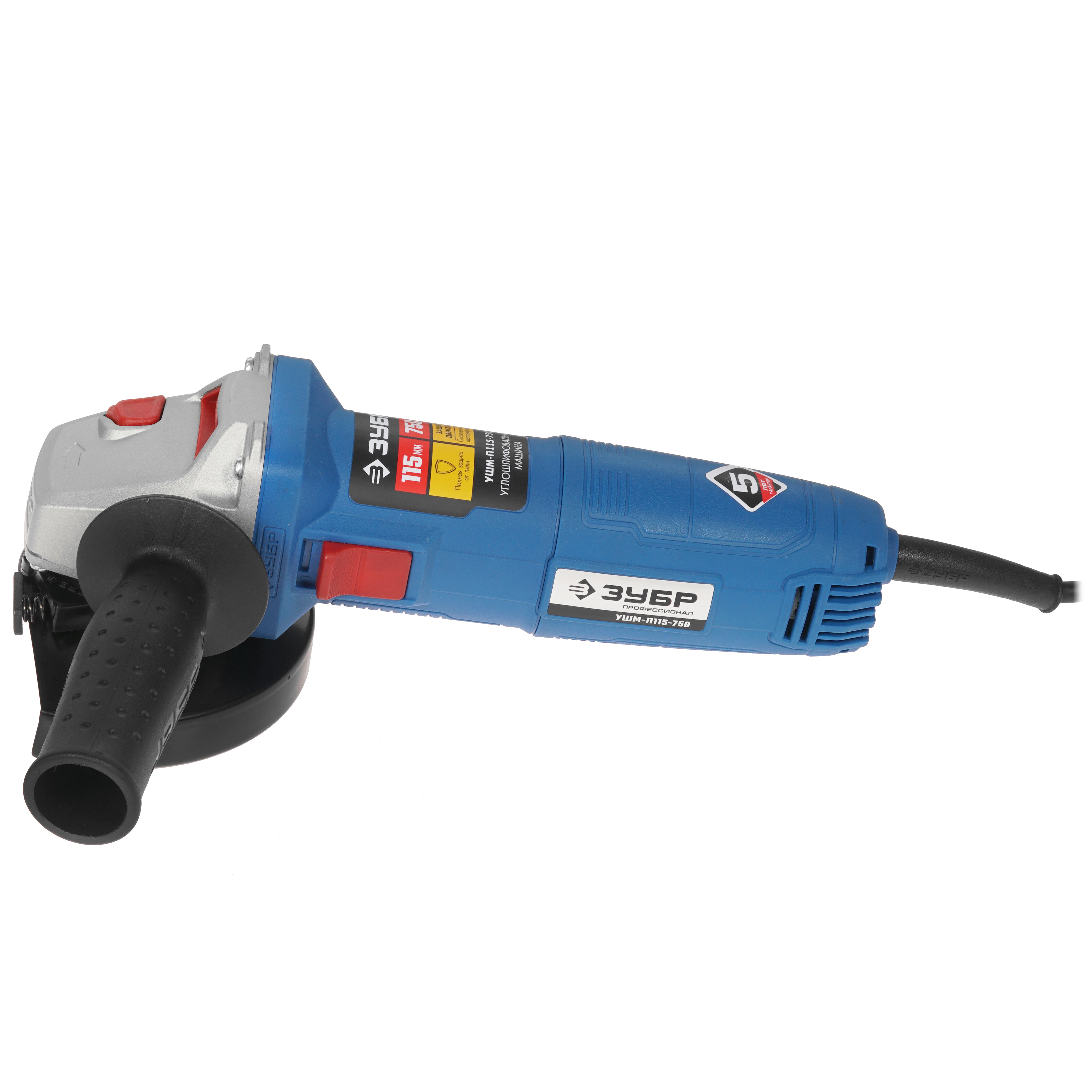 Углошлифовальная машина (УШМ) Зубр УШМ-П115-750 8191356 STDN-0101166 - Вид №2