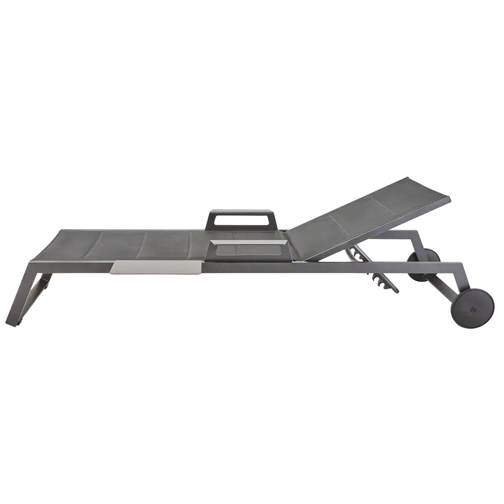 Шезлонг Naterial Odyssea II 222x87.5x64 см алюминий/текстилен серый STLM-2087687 - Вид №10
