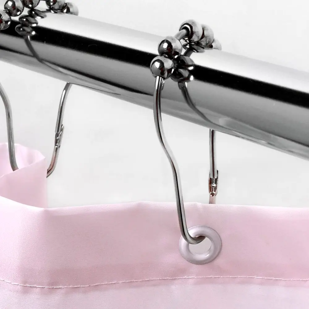 Штора для ванны Brillar pink, 180х200 см, полиэстер, цвет розовый 82168002 STLM-2015674 WESS - Вид №3