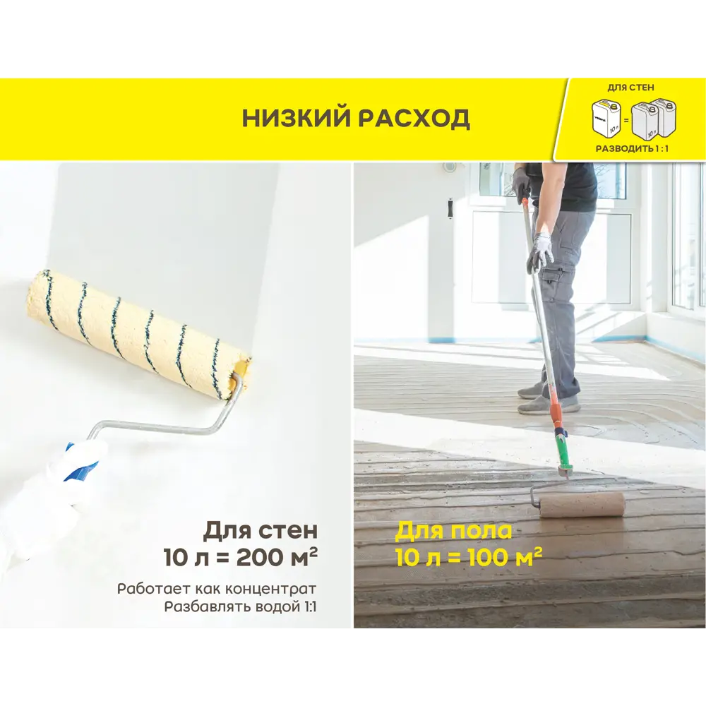 Грунтовка универсальная Vetonit Прим мульти универсал белая 10 л STLM-2049453 - Вид №4