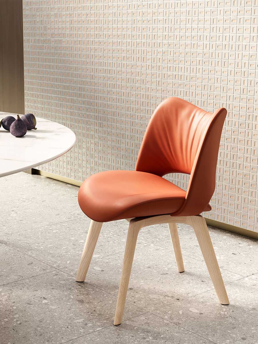 Кожаный мягкий стул Poltrona Frau коллекция - диваны и кресла ARCH-00065525 - Вид №7