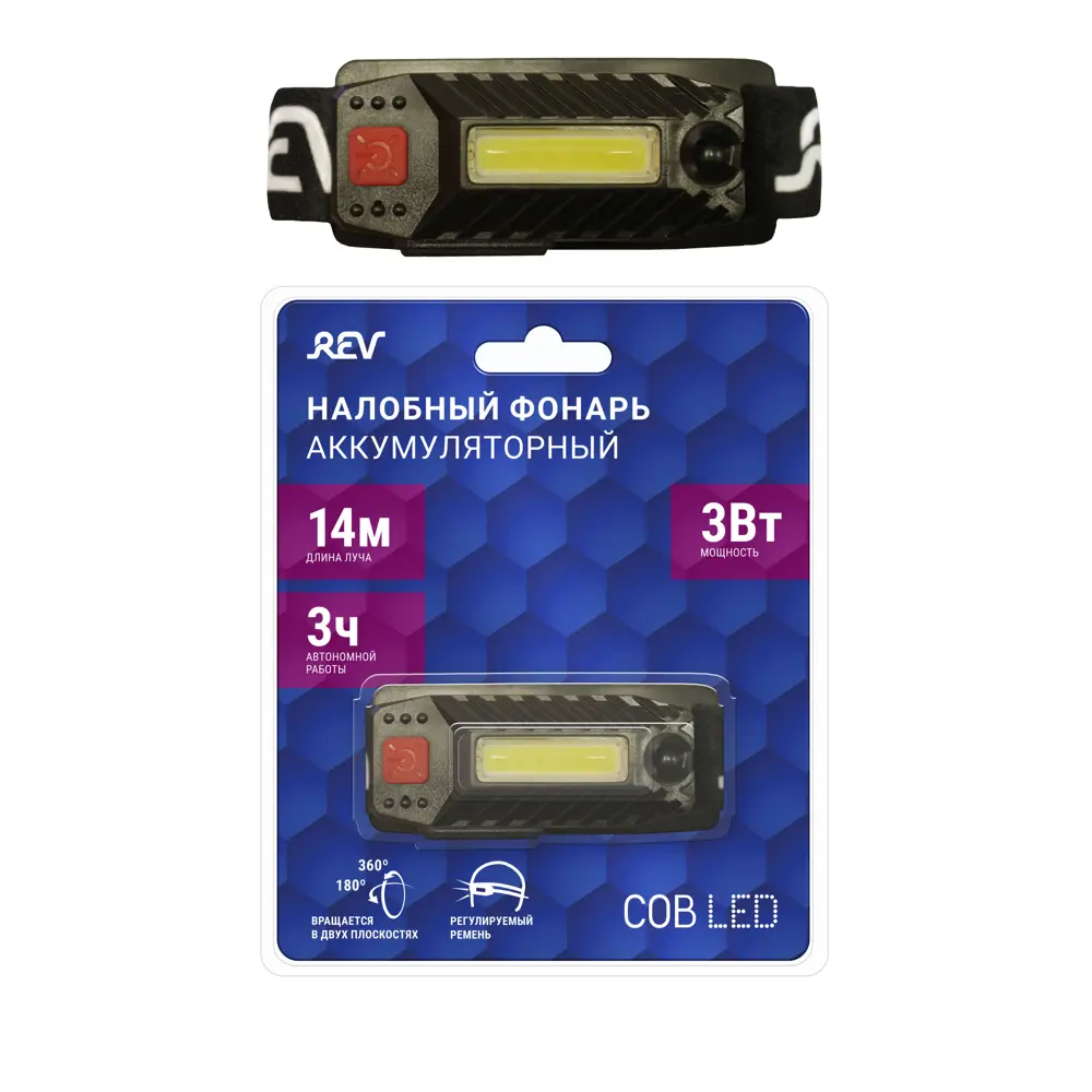 Налобный фонарь DUWI 2101 с LED-подсветкой для работ без рук 84509794 STLM-0051015 - Вид №3