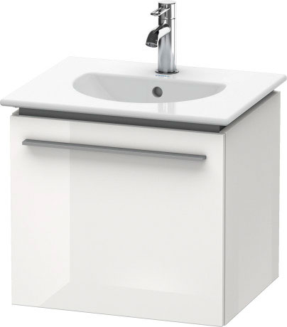 XL606008989 Тумбочка подвесная X-Large #XL6060 500 x 407 мм Фланелево-серый глянцевый лак Duravit - Вид №2