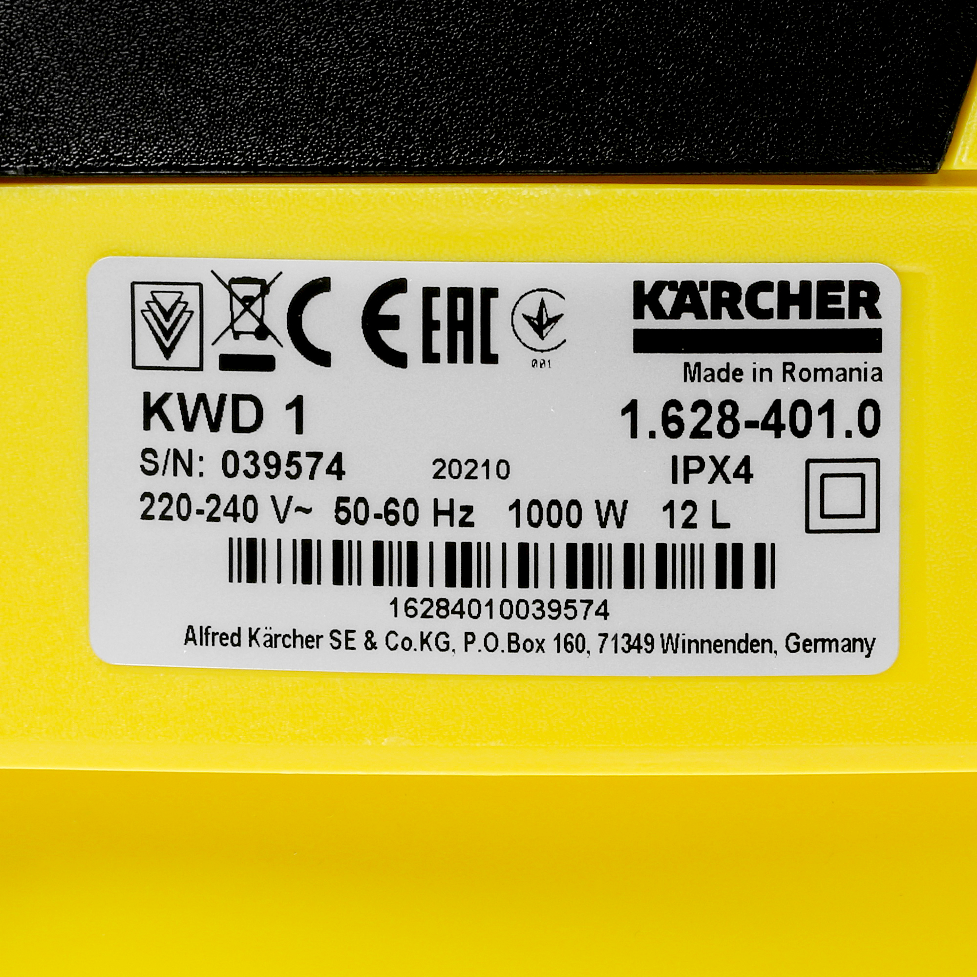 Хозяйственный пылесос  Karcher KWD 1 W V-12/2/18 9906410 STDN-0017260 - Вид №5