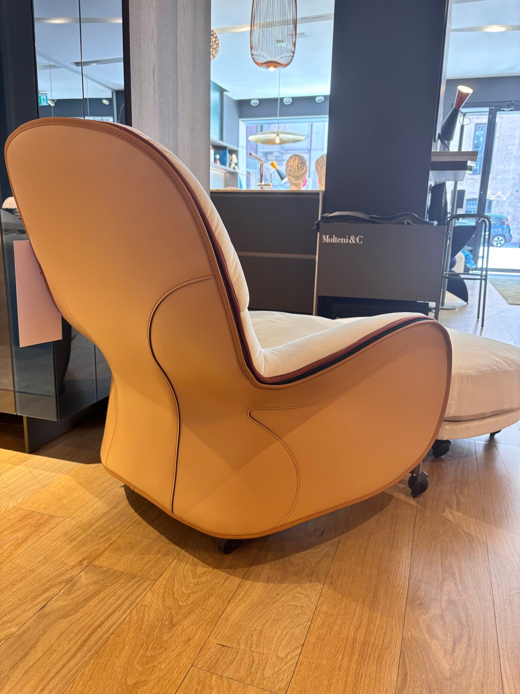 Тканевое кресло с колесами In Stock de Padova ARCH-00053086 - Вид №2