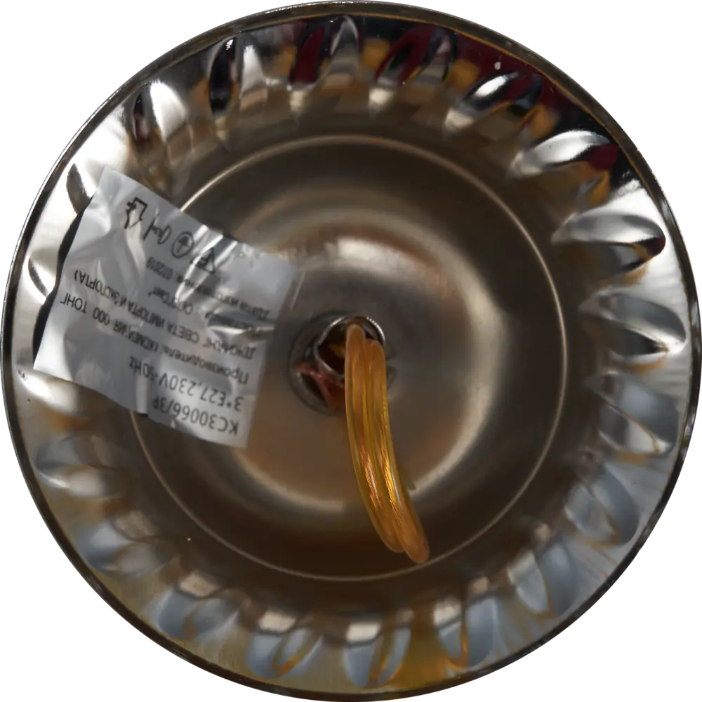 Люстра подвесная «Серенада» КС30066/3P, 3 лампы, 9 м², цвет хром КЛЮЧНИК STLM-2086885 - Вид №7