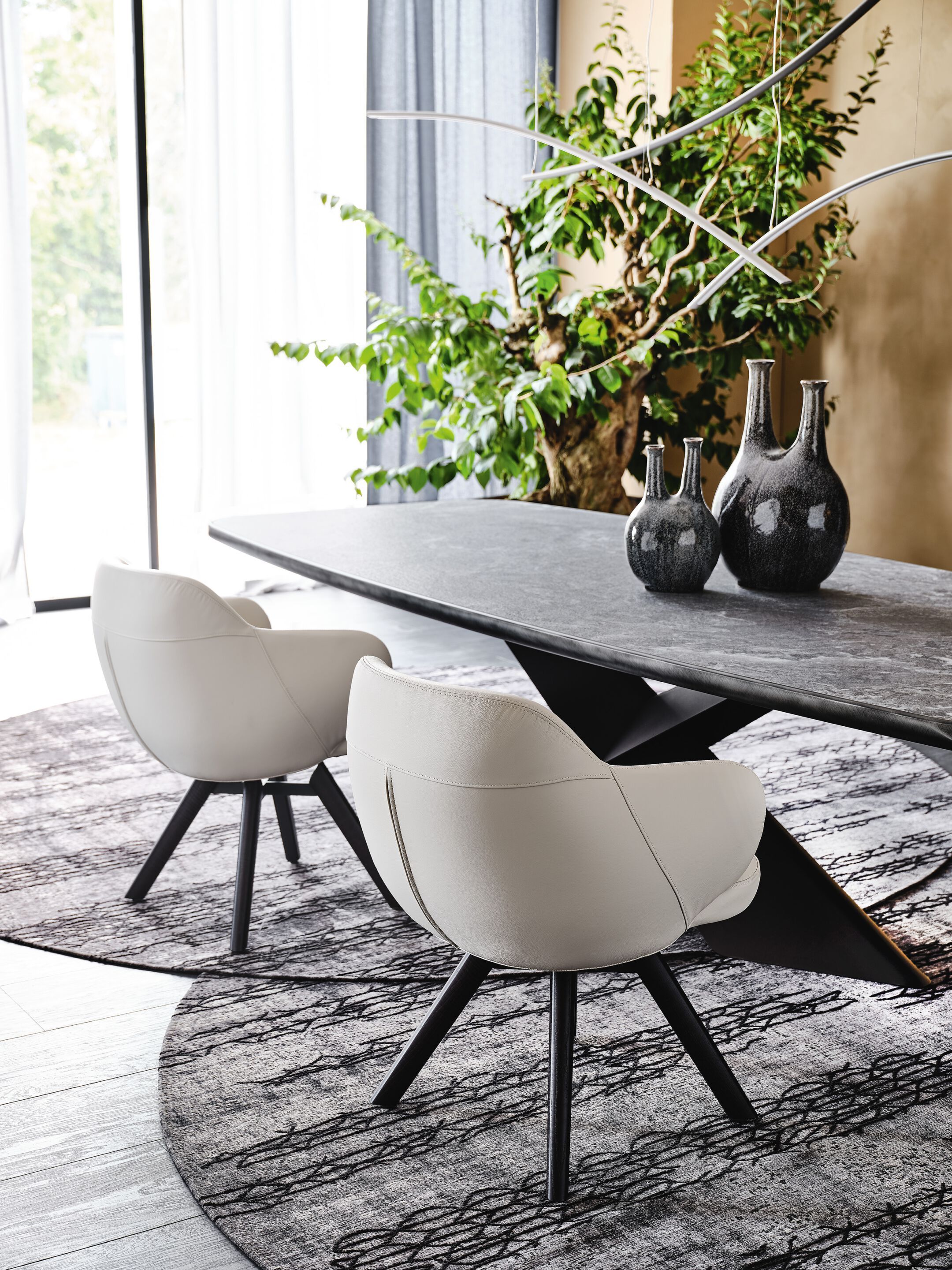 Мягкий стул с подлокотниками Cattelan italia BOMBÈ ARCH-00056515 - Вид №2