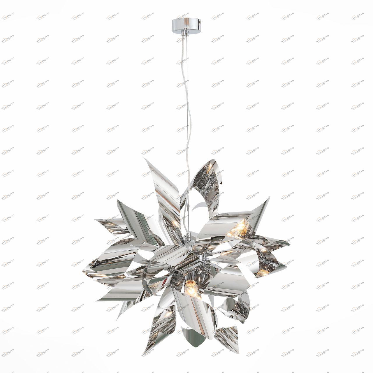 Подвесная люстра ST Luce Spiraglio SL453.103.06E ST LUCE ДИЗАЙНЕРСКИЕ, SPIRAGLIO 137690 Хром 