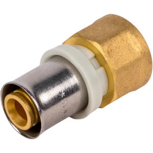 Соединитель пресс Minkor внутренняя резьба 16х1/2" мм латунь