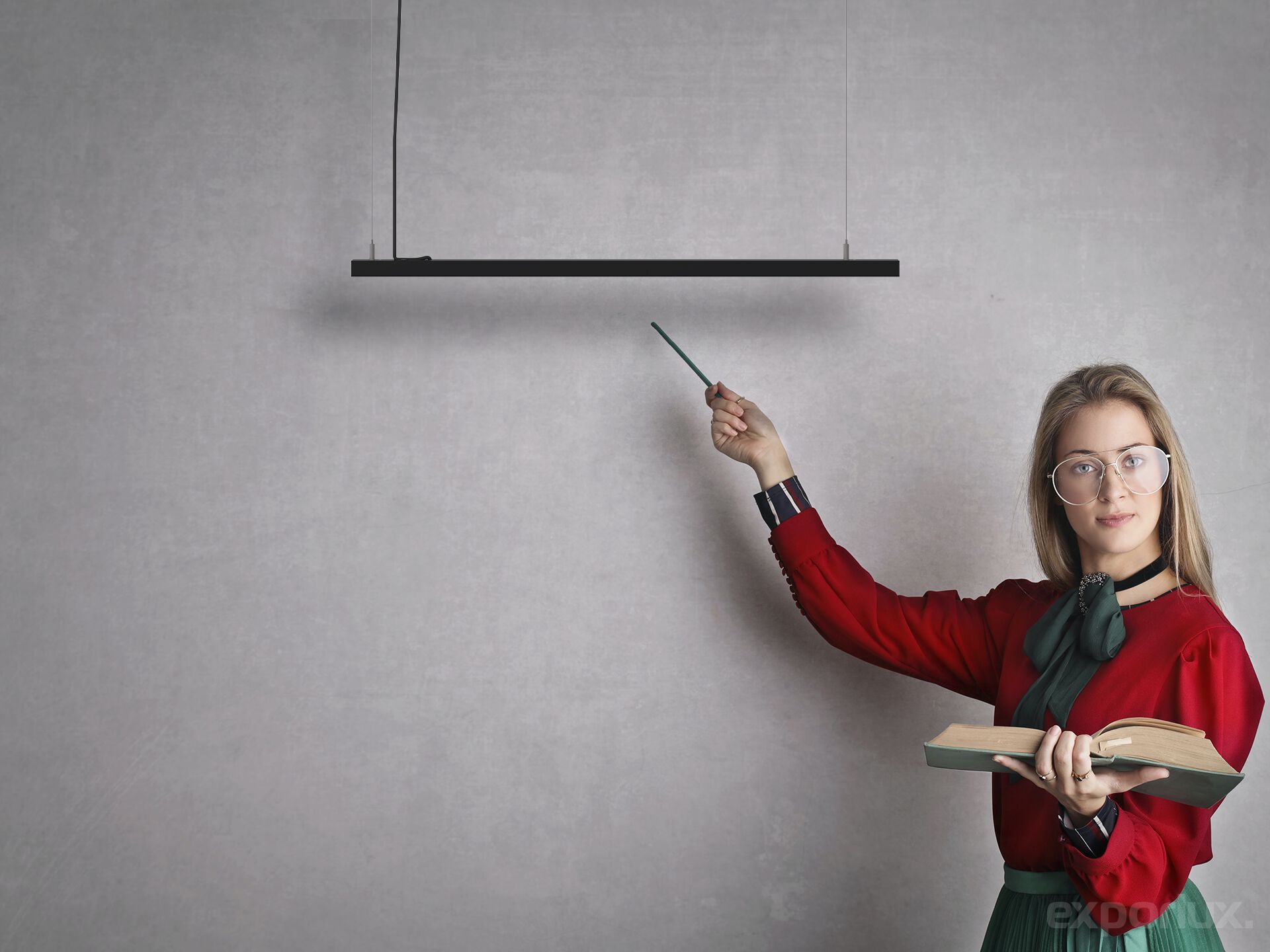 Термокрытый алюминиевый светодиодный подвесной светильник Exporlux BLADE XS TE SU ARCH-00009021 - Вид №1