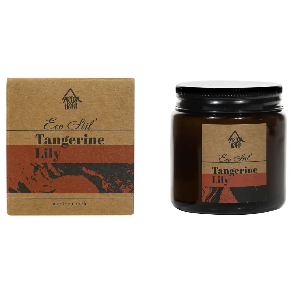 Свеча в стакане ароматизированная Eco Stil Мандарин и лилия ARIDA HOME STLM-2138377 - Вид №1