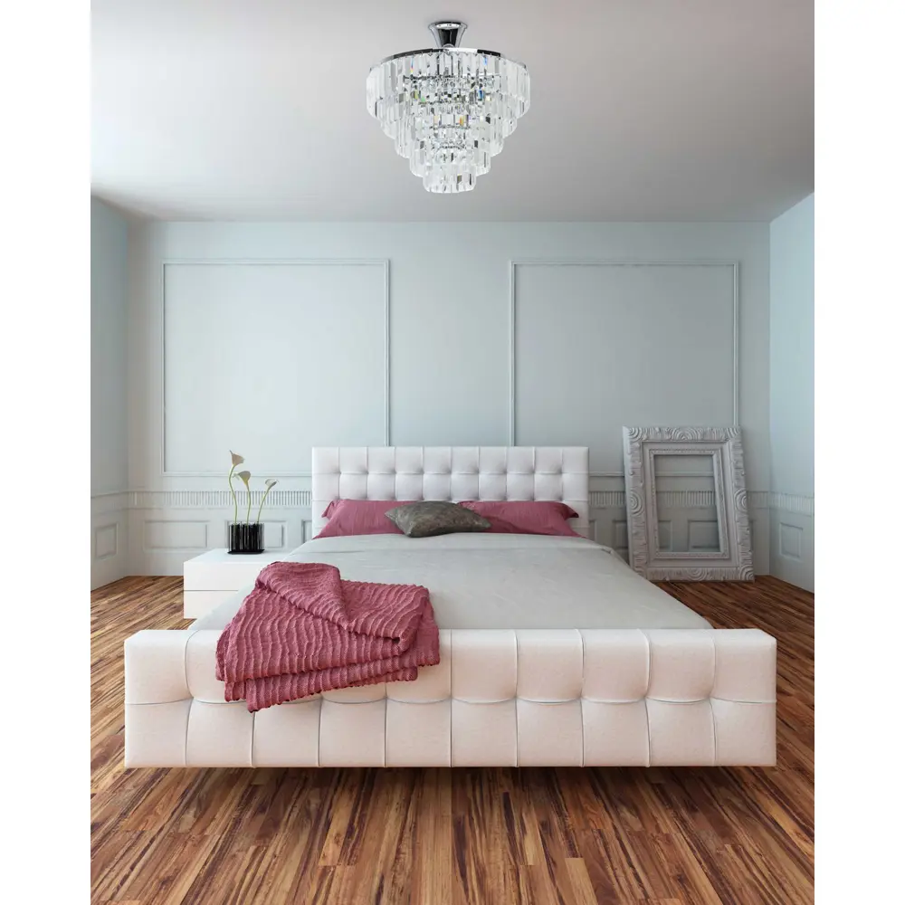 Люстра каскадная хрустальная подвесная Аделард 5xE14x60 Вт MW-Light STLM-2158527 - Вид №3