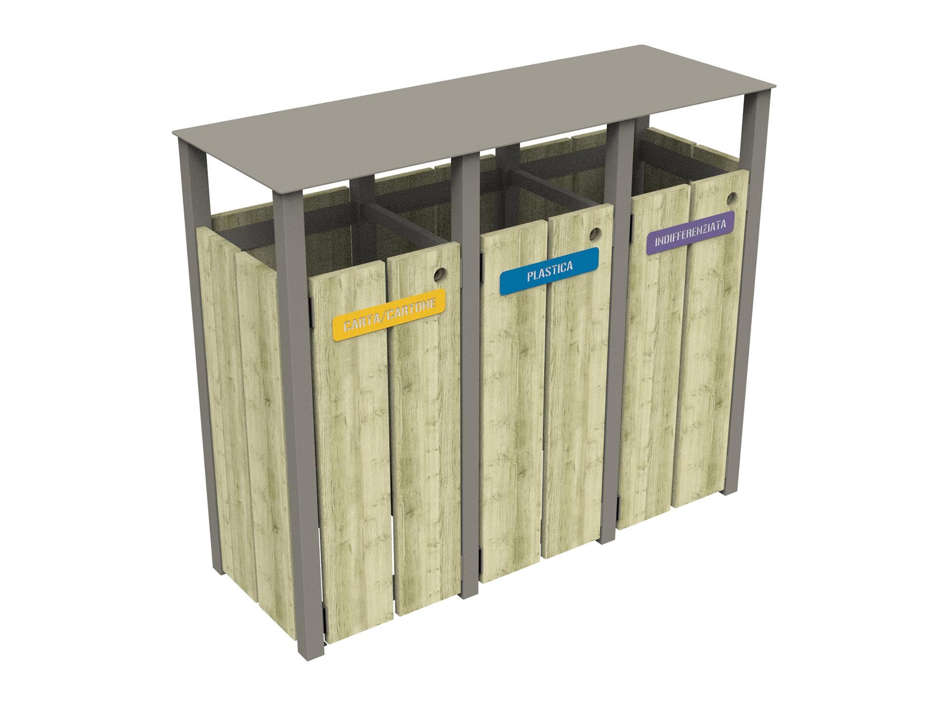 2-слойная корзина для мусора Lazzari MONTANA ARCH-00148501 - Вид №8