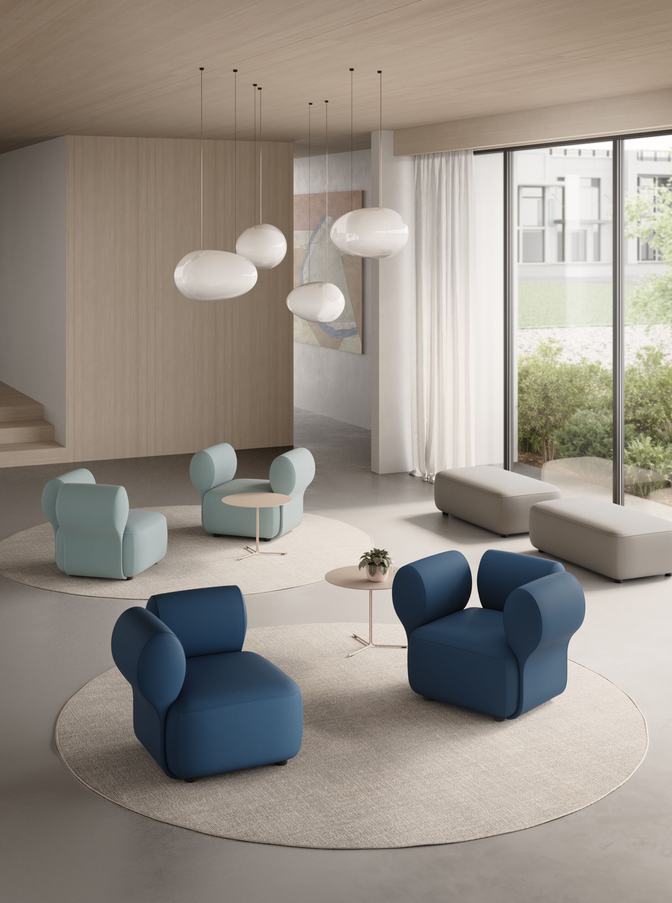 Тканевое кресло с подлокотниками Kastel Klipper ARCH-00077776 - Вид №2