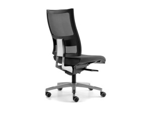 Офисное кресло с сетчатыми колесами с 5 спицами