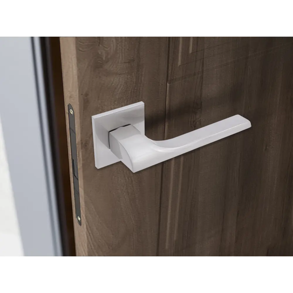 Дверные ручки Фабрика замков Peri без запирания цвет никель STLM-2148237 - Вид №7