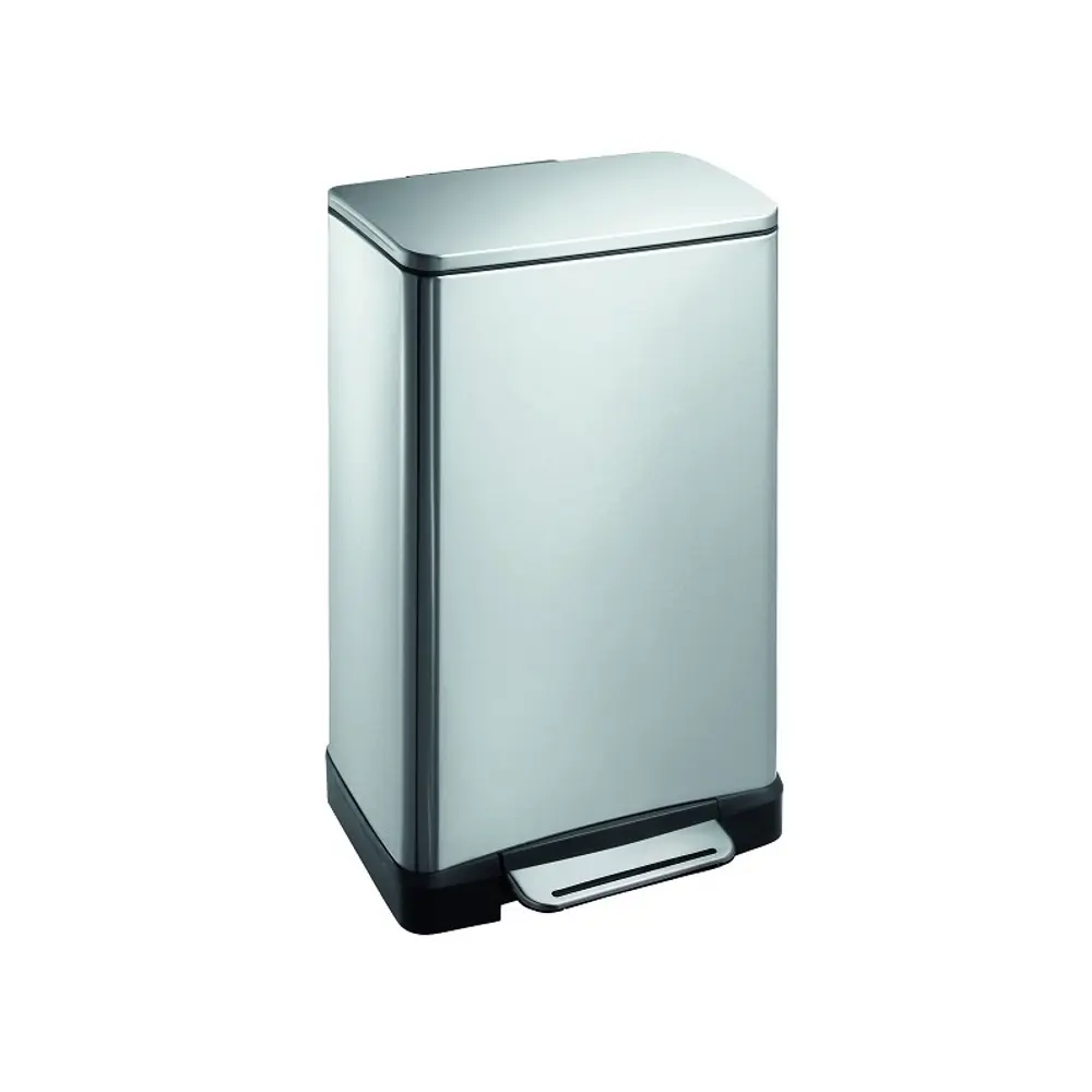 Контейнер для мусора Primanova D-14679 30 л металл цвет серебристый Cube STLM-2081444