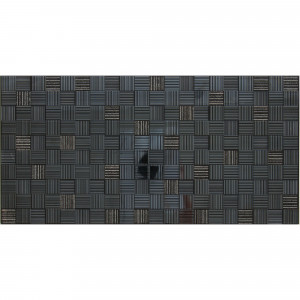 Вставка «Пиксел» 25х50 см цвет черный BELANI День и ночь