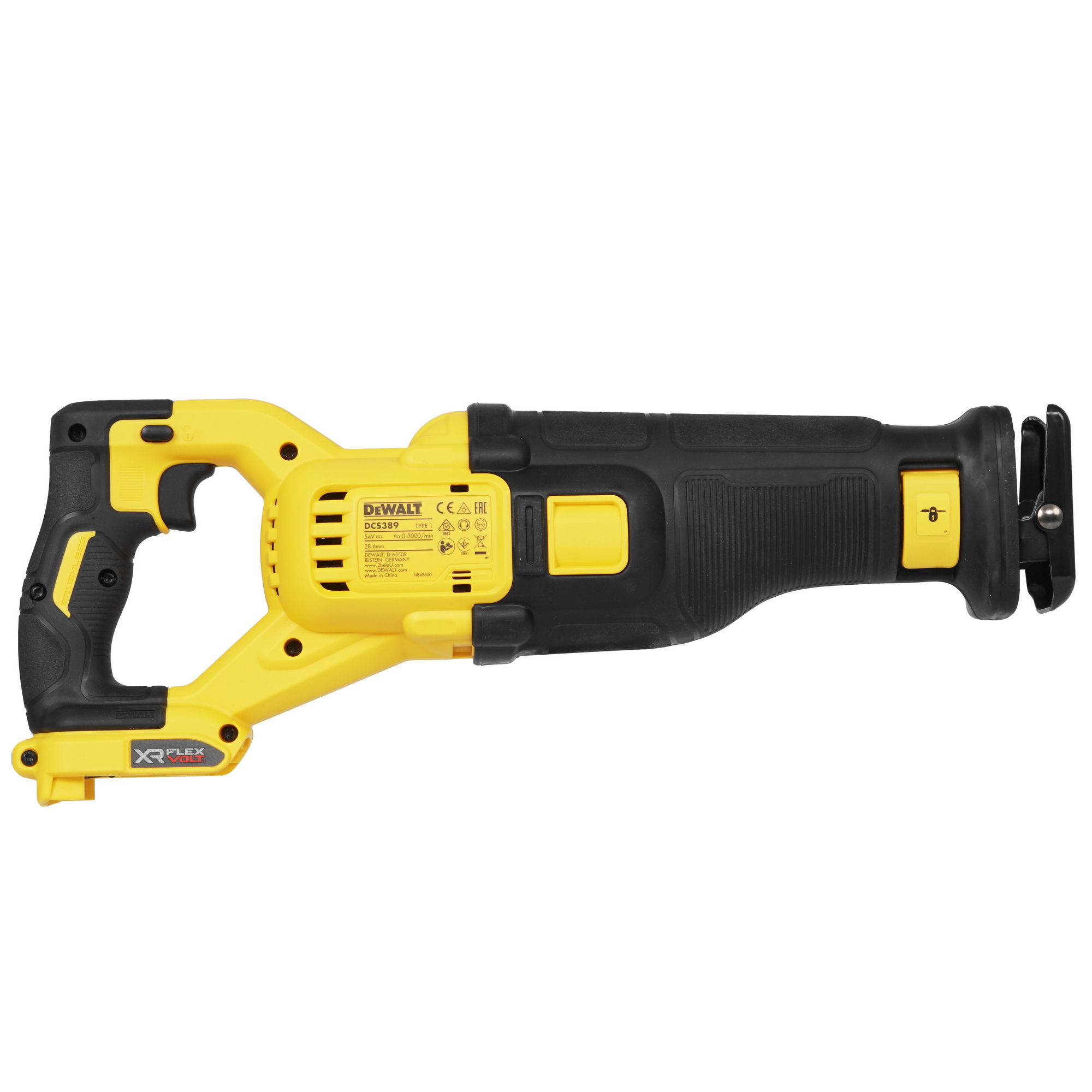 Сабельная пила DeWalt DCS389N XR FLEXVOLТ 18/54V  , Без ЗУ, Без АКБ 9014002 STDN-0030477 - Вид №1
